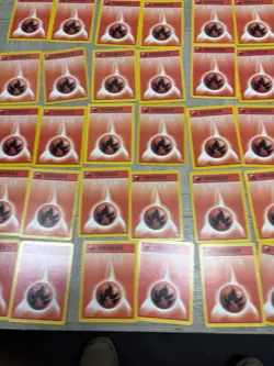Lot 80x Fire Energy Pokemon Cards 107/111 98/102 Bulk Vintage - Image 3
