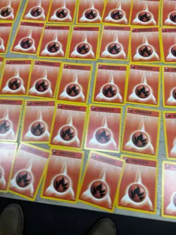 Lot 80x Fire Energy Pokemon Cards 107/111 98/102 Bulk Vintage - Image 4