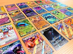 100 Pokemon Cards Bulk Lot - Guaranteed Ultra Rare + Holos / Revs - No Dupes NM - Image 1