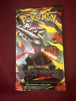Pokemon Mega Evolution: Pitch Black Booster Pack BULK Pack (Single) 10 CARDS - Image 1