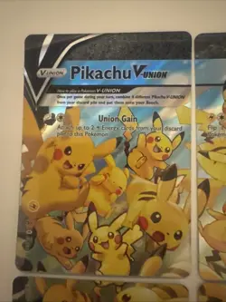 Pikachu V-Union [Set of 4] SWSH: Sword & Shield Promo Cards Holo NM/M - Image 2