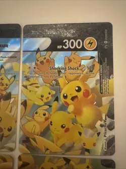 Pikachu V-Union [Set of 4] SWSH: Sword & Shield Promo Cards Holo NM/M - Image 3