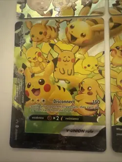 Pikachu V-Union [Set of 4] SWSH: Sword & Shield Promo Cards Holo NM/M - Image 5