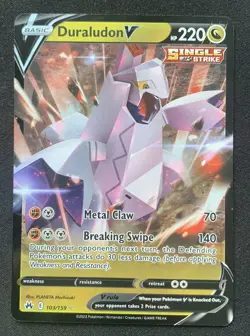 Duraludon V 103/159 Crown Zenith Ultra Rare Holo Pokemon TCG Card NM - Image 1