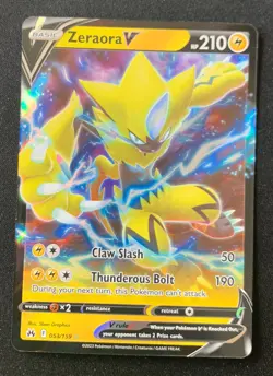 Zeraora V 053/159 Crown Zenith Ultra Rare Holo Pokemon TCG Card NM - Image 1