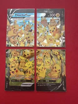 Pikachu V-Union [Set of 4] Swsh: Sword & Shield Promo Cards Holo NM - Image 1