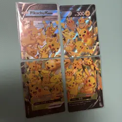 Pokemon TCG Pikachu V-UNION 4 Card Set SWSH Black Star Promo Complete NM - Image 1