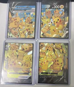 Pikachu V-Union [Set of 4] SWSH: Sword & Shield Promo Cards Holo - Image 1