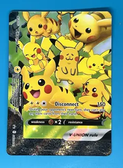 Pikachu V-Union [Set of 4] SWSH: Sword & Shield Promo Cards Holo - Image 4