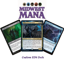 Wilhelt the Rotcleaver *Custom Commander Deck* MTG EDH Dimir Zombie Tribal - Image 1
