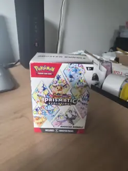 Pokemon SV Prismatic Evolutions Booster Bundle 6 Packs Factory Sealed New - Image 1