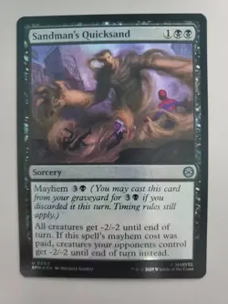 MTG Sandman's Quicksand Marvel's Spider-Man Foil Uncommon - Image 1