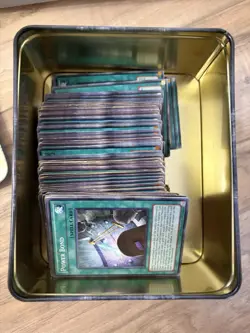 Yu-Gi-Oh TCG Cyber Dragon Tin With Bulk Spell Cards - Image 2