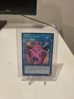 Konami Yu-Gi-Oh! TCG Pot of Sloth Spell Card Foil Standard Size - Image 1