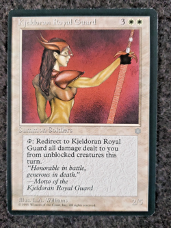 Kjeldoran Royal Guard (NM) Ice Age ICE Magic MTG (DS3D1K9) - Image 1