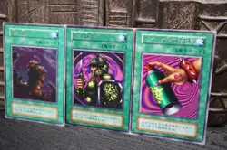 Yu-Gi-Oh! Vintage Japanese OCG Early Era Spell Card Lot Warrior Elimination - Image 2
