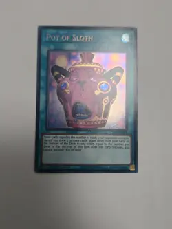 Konami Yu-Gi-Oh! Pot of Sloth CORI-EN061 1st Ed Super Rare Foil Spell EN - Image 2