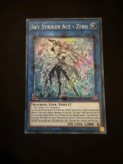 Yu-Gi-Oh! TCG Sky Striker Ace Zero 1st Edition Secret Rare Card DUAD-EN049 - Image 1