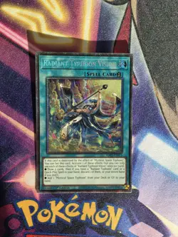 Radiant Typhoon Vision RA05-EN075 Starlight rare1st Ed Foil Yu-Gi-Oh! Spell Card - Image 1