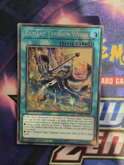 Radiant Typhoon Vision RA05-EN075 Starlight rare1st Ed Foil Yu-Gi-Oh! Spell Card - Image 2