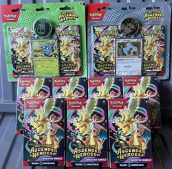 Pokemon Ascended Heroes Booster Bundle x7, Double blister x2 New Factory Sealed - Image 1