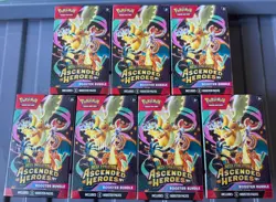 Pokemon Ascended Heroes Booster Bundle x7, Double blister x2 New Factory Sealed - Image 2