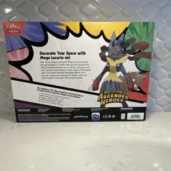 Pokemon TCG Ascended Heroes Lucario Premium Poster Collection SEALED NEW - Image 2