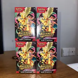 Pokemon TCG Ascended Heroes Booster Bundle X4 Factory Sealed - Image 1