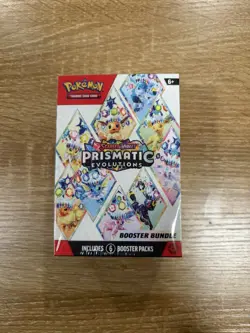 Pokemon TCG: S&V Prismatic Evolutions Booster Bundle (6pks) Factory Sealed - Image 1