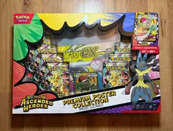 Pokemon TCG Ascended Heroes Premium Poster Collection - Mega Lucario | Sealed - Image 1