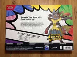 Pokemon TCG Ascended Heroes Premium Poster Collection - Mega Lucario | Sealed - Image 2