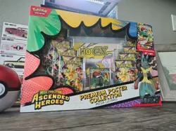 Pokemon Ascended Heroes Premium Poster Collection Mega Lucario Box - Sealed - Image 1