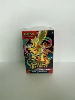 Pokemon TCG Ascended Heros Booster Bundle New FACTORY SEALED [6 PACKS INSIDE] - Image 1
