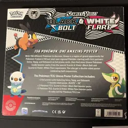 Pokemon TCG: Black Bolt & White Flare- Unova Poster Collection, Factory Sealed - Image 2