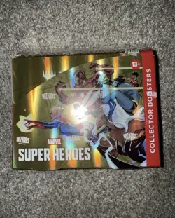 Marvel Super Heroes Collector Booster Box English MTG Sealed Magic The Gathering - Image 1