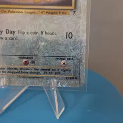 Meowth 53/110 Legendary Collection Reverse Holo WOTC Vintage Pokemon Card LP - Image 4