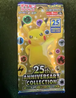 1 PACK Pokemon 25th ANNIVERSARY COLLECTION s8a Booster Japan TCG Card - Image 2