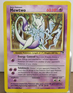 Pokemon Cards Mewtwo Legendary Collection Non-Holo / Regular Card 29/110 - Image 1