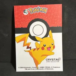 Krabby #98 - Cracked Ice Holo - Crystal Collection 2024 - Pokemon Card - Image 2