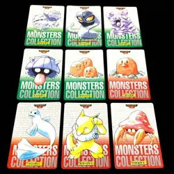 Pokemon Monsters Collection 9 Carddass Card Lot Collectible 13+ - Image 1