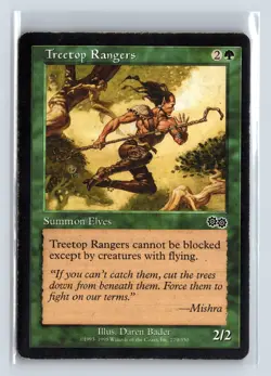 TREETOP RANGERS - MTG Magic the Gathering Card - Urza's Saga - Common - Image 1