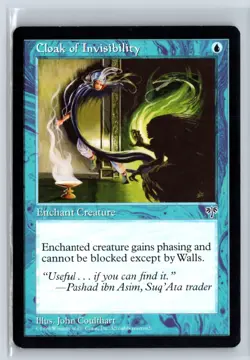(2X) Cloak of Invisibility Mirage Common - MTG Magic the Gathering Card - Image 3