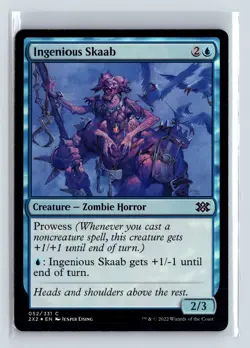 Foil INGENIOUS SKAAB - MTG Magic the Gathering Card - Double Masters 2022 - Image 1
