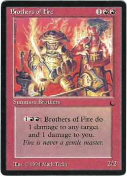 Brothers of Fire The Dark Uncommon - MTG Magic the Gathering Card - Image 1