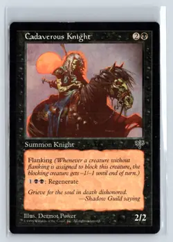 MTG Magic the Gathering Card - Cadaverous Knight - Mirage - Common - Image 1