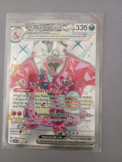 Pokemon TCG Charizard EX Black Star Promo Scarlet & Violet Card 74 - Image 1
