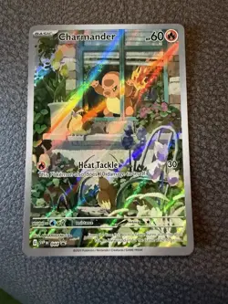 Pokemon TCG Scarlet & Violet Charmander 044 Holo Promo Card - Image 1
