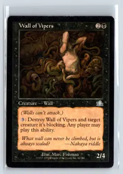 (4X) Wall of Vipers Prophecy Uncommon - MTG Magic the Gathering Card - Image 5