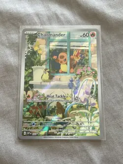 Pokemon TCG Obsidian Flames ETB Charmander Holo Black Star Promo Card SVP044 - Image 1