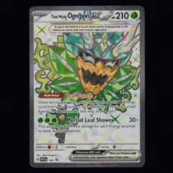 Teal Mask Ogerpon ex 166 Scarlet & Violet Promo Holo Ultra Rare Pokemon TCG NM - Image 1